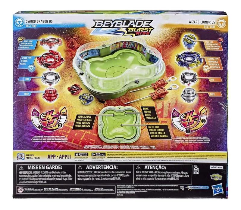Beyblade Arena De Batalha Passarela Infinita Hasbro E9429 - Pião